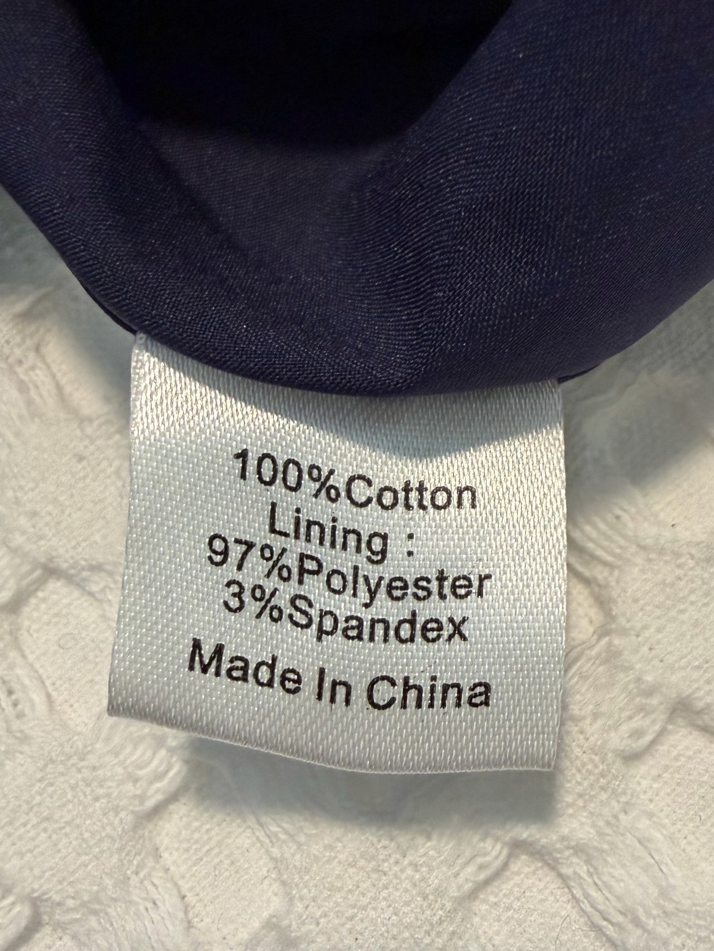 Tuckernuck Cotton Twill Duke Top Navy Size 6 - Picture 9 of 12